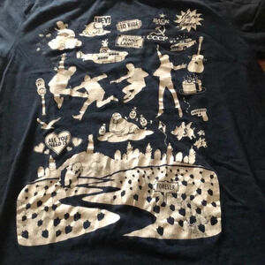 Tee Fury Beatles Song Tee Shirt L